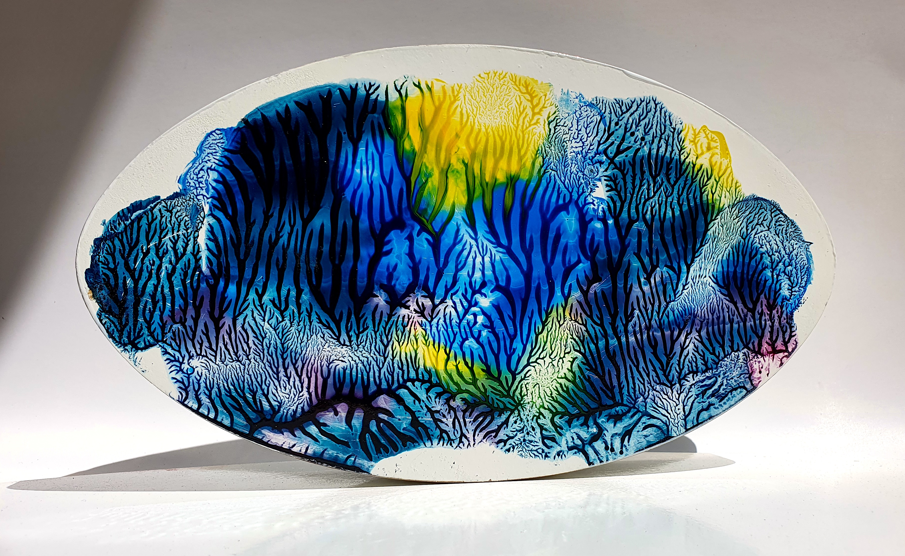 MDF Üzerine Akrilik Boya 15x25 cm Denge 15 2021